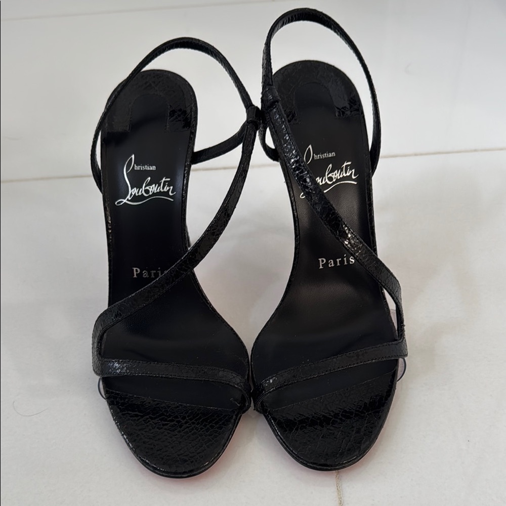 Christian Louboutin Rosalie Black Heels Sandals